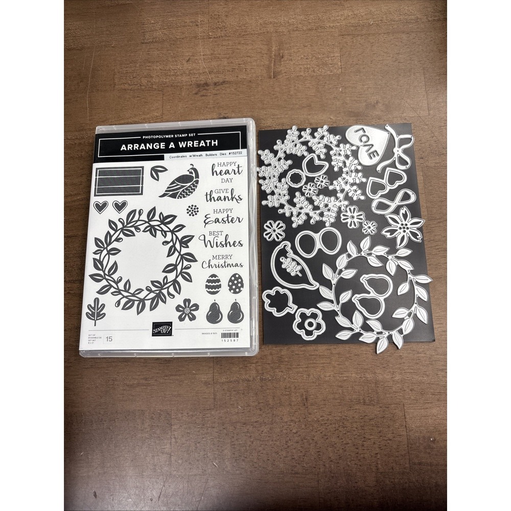 Stampin' Up! Arrange A Wreath Stamps & Wreath Builder Dies